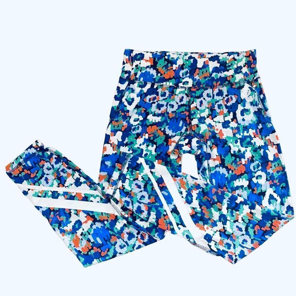 Tory Burch sport Printed Chevron leggings